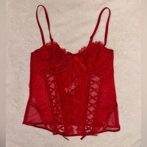 Victoria’s Secret Red Lacy Corset